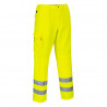 Hi-Vis Combat-housut, keltainen, hoikka, koko L
