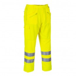 Hi-Vis Action-housut, keltainen, normaali, koko M
