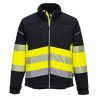 PW3 Hi-Vis Luokka 1 Softshell takki 3L, musta/keltainen, , koko 4XL