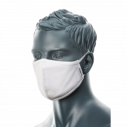 Kaksikerroksinen Antimikroobiseksi käsitelty kasvosuoja (25kpl)