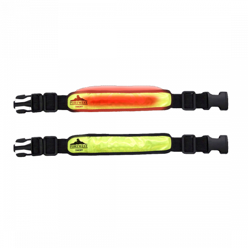 Heijastava, vilkkuva hihanauha