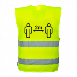 Hi-Vis Turvaetäisyysliivi 2m