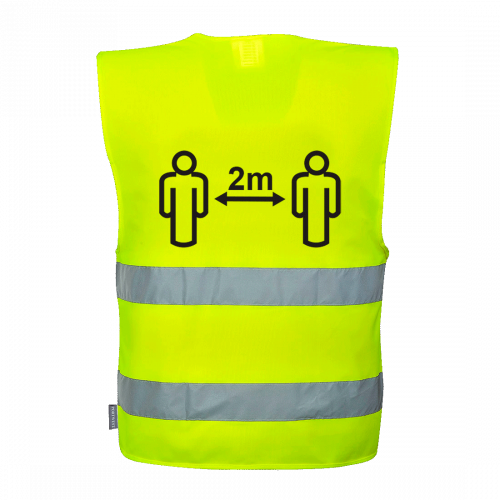 Hi-Vis Turvaetäisyysliivi 2m