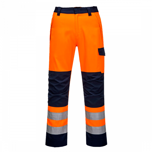 Modaflame oranssi/navy RIS  housut