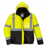 Hi-Vis kaksisävy Bomber-takki