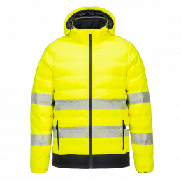 Hi-Vis Ultrasonic lämmitettävä kevyttoppatakki