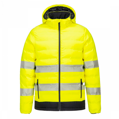 Hi-Vis Ultrasonic lämmitettävä kevyttoppatakki