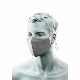 Kaksikerroksinen antimikroobinen sporttinen kangasmaski muotoiltavalla nenäsillalla (25kpl) Kaksikerroksinen antimikroobinen sporttinen kangasmaski muotoiltavalla nenäsillalla (25kpl)