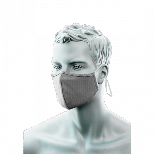 Kaksikerroksinen antimikroobinen sporttinen kangasmaski muotoiltavalla nenäsillalla (25kpl)