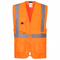 Hi-Vis Esimiesliivi sis. taskun tablettitietokoneelle
