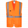 Hi-Vis Esimiesliivi sis. taskun tablettitietokoneelle