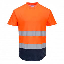Kaksiväri Mesh-T-Paita