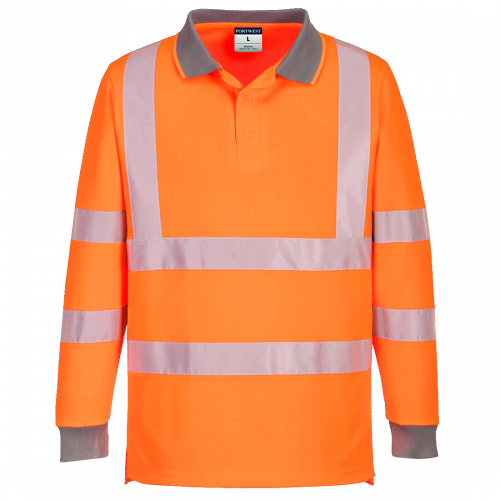 Eco Hi-Vis Pitkähihainen pikeepaita (6kpl pakkaus)