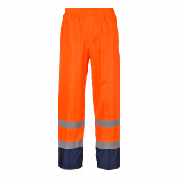 HiVis perinteinen kontrasti sadehousut