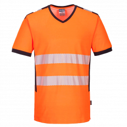 PW3 Hi-Vis V-kaulus T-paita