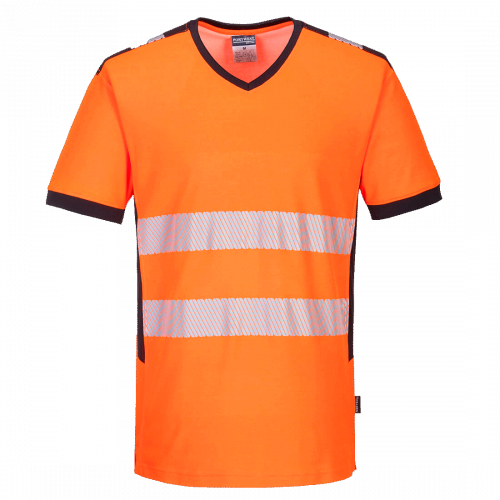 PW3 Hi-Vis V-kaulus T-paita