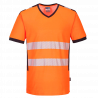 PW3 Hi-Vis V-kaulus T-paita
