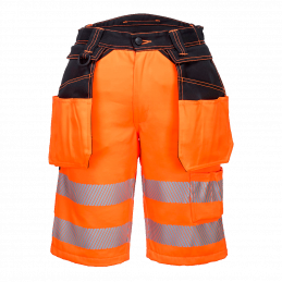 PW3 Hi-Vis riipputaskushortsit