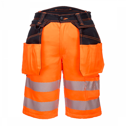 PW3 Hi-Vis riipputaskushortsit