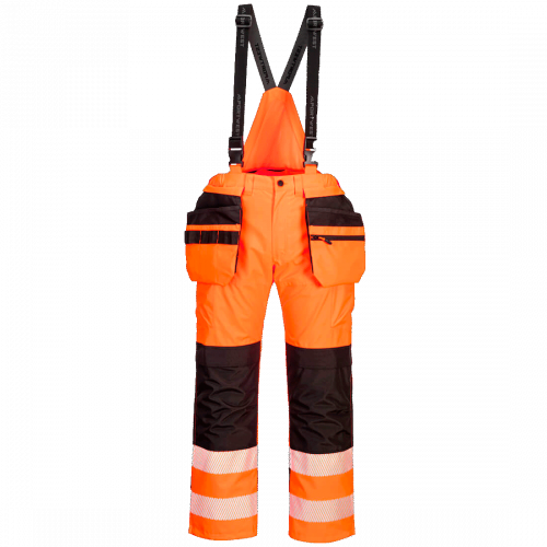 PW3 Hi-Vis sadetta kestävät avohaalarit