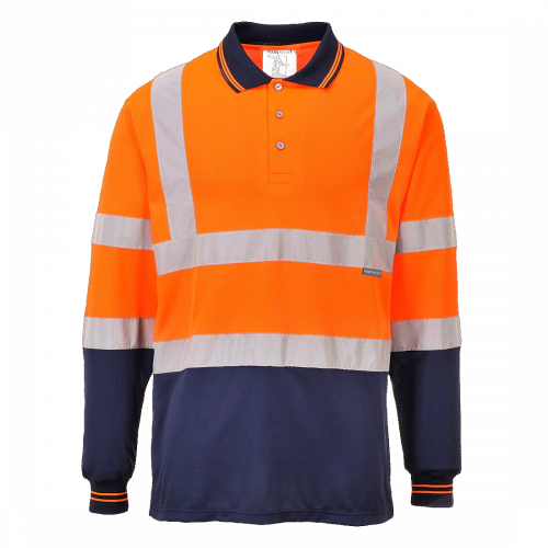 Kaksivärinen pitkähihainen Polo