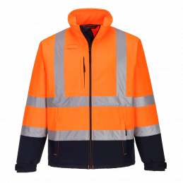 HiVis kontrasti Softshell-takki