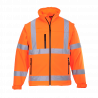 Irrotettavahihainen Hi-Vis Softshell takki (3L)