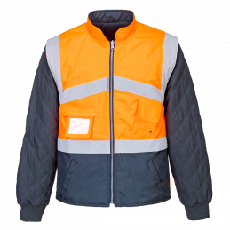 Hi-Vis 2-Sävy Takki- Käännettävä