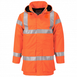 BizFlame Hi-Vis Multinormi sadetakki.