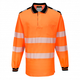 PW3 Pitkähihainen Hi-Vis poolopaita