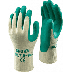 Showa 310 kumitetut puuvillahanskat